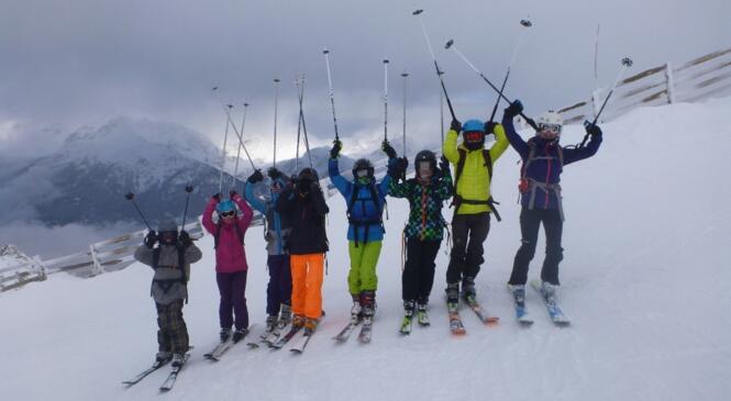 Super neige pour la première sortie ski de l'école d'Av' ! image article