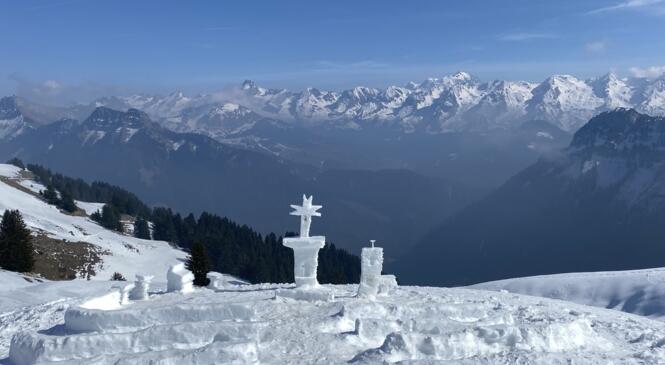 Compte rendu de sortie : SRN - Traversée du Plateau des Glières image article