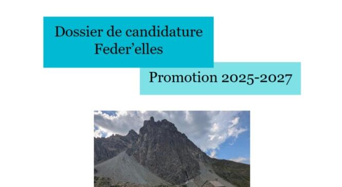 Date limite inscription groupe féminin alpinisme image article