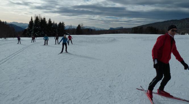 Fin de cycle des débutants en ski de fond  image article