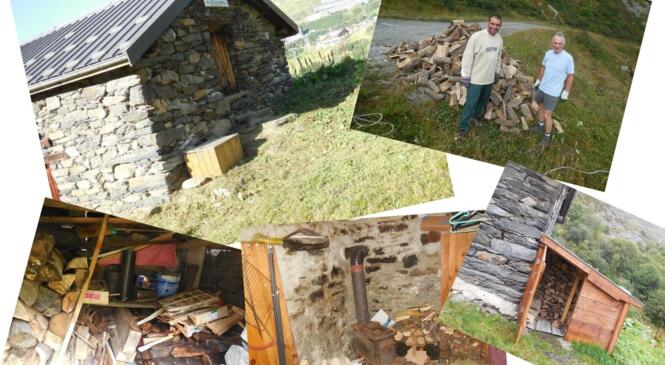 Bois au sec au Chalet des Ménuires image article