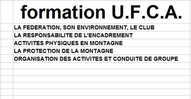formation UFCA organisée au local du Club Alpin de Chambéry image article