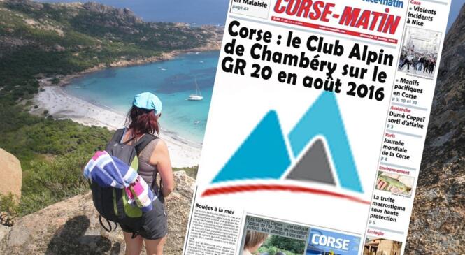 Le GR20 en août prochain image article