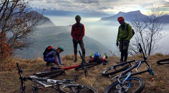 Sortie vélo de montagne : combo bauju automnale image article