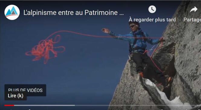 L'alpinisme au patrimoine culturel immatériel de L'Unesco. image article