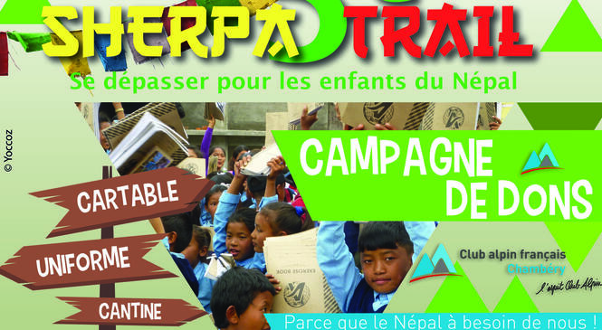 SHERPA TRAIL | CAMPAGNE DE DONS POUR LES ENFANTS DU NEPAL image article