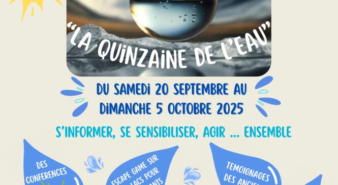 La quinzaine de l'eau image article