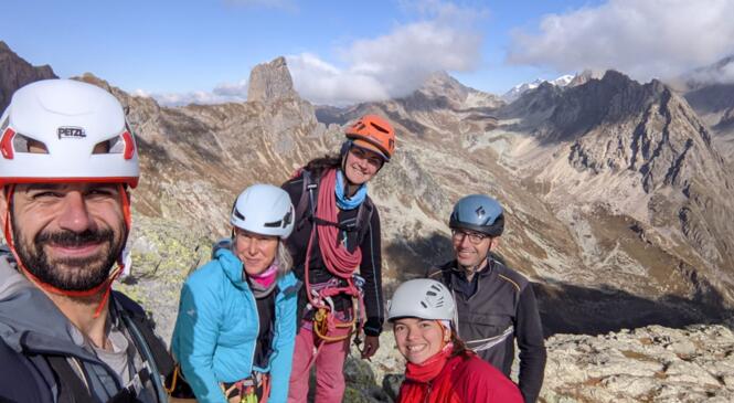 Arête NW de la pointe de Cerdosse - première aventure en Alpinisme image article